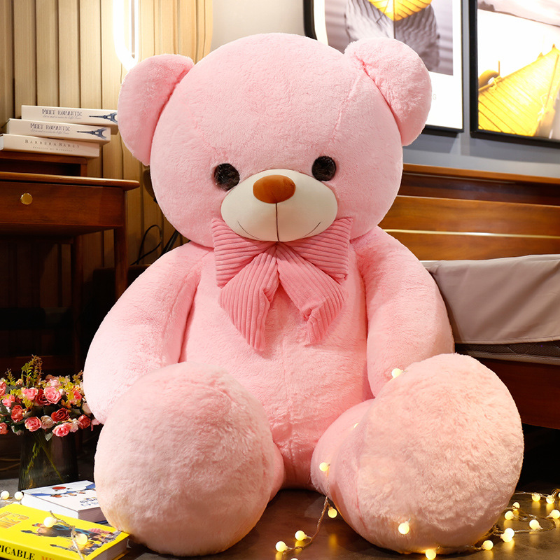 Peluche adulte ours rose - Univers Peluche