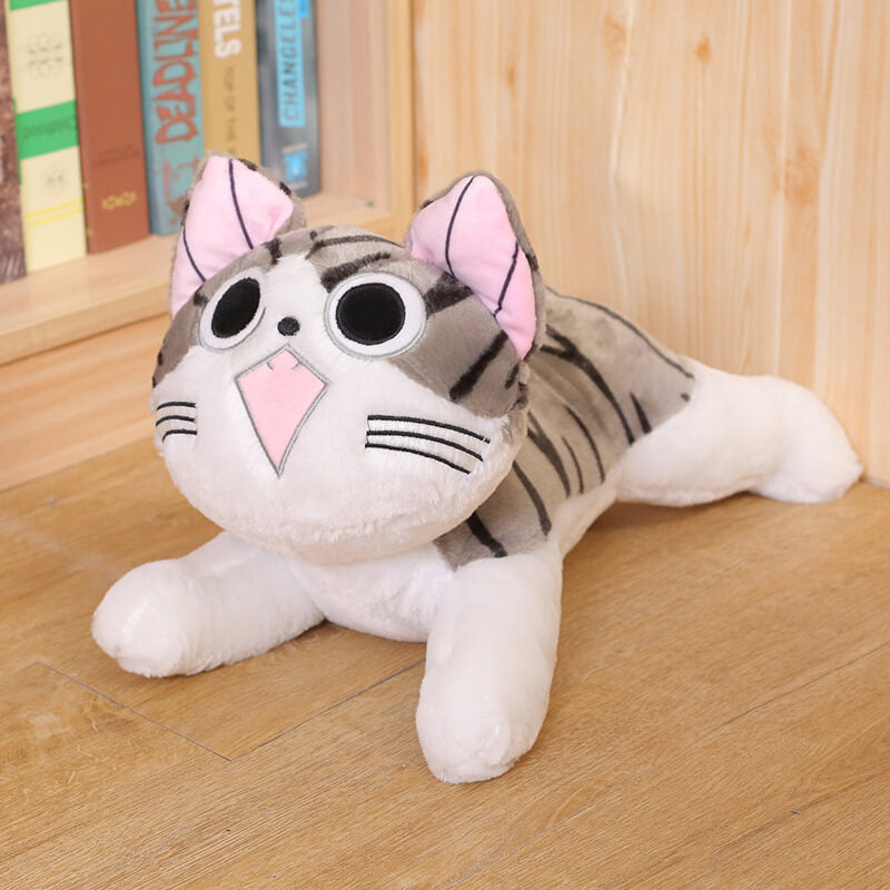 Peluche Chatte Yeux Ronds