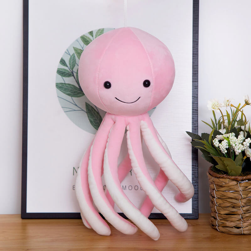 Peluche Octopus Rose